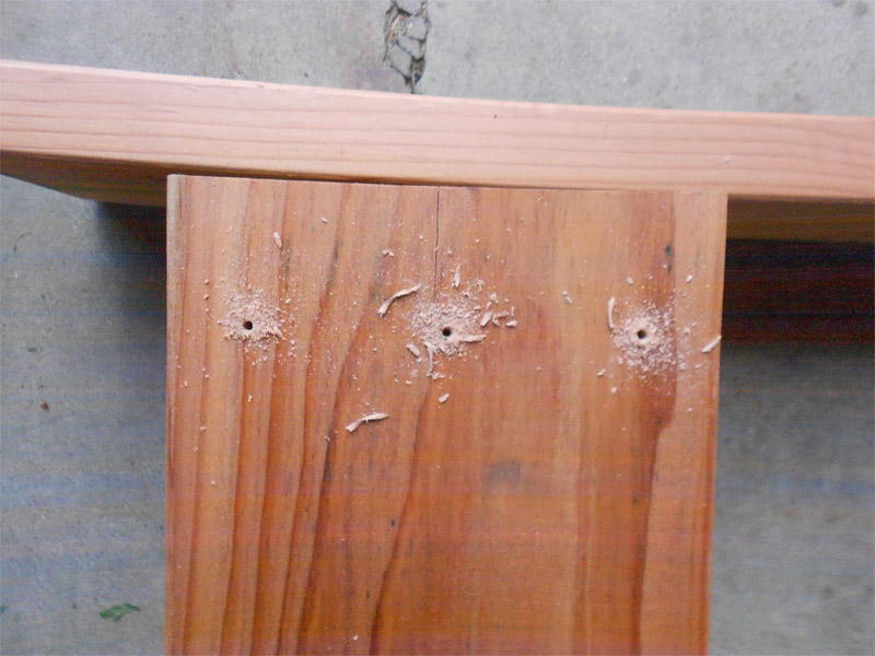 Faire des trous pour les vis de fixation