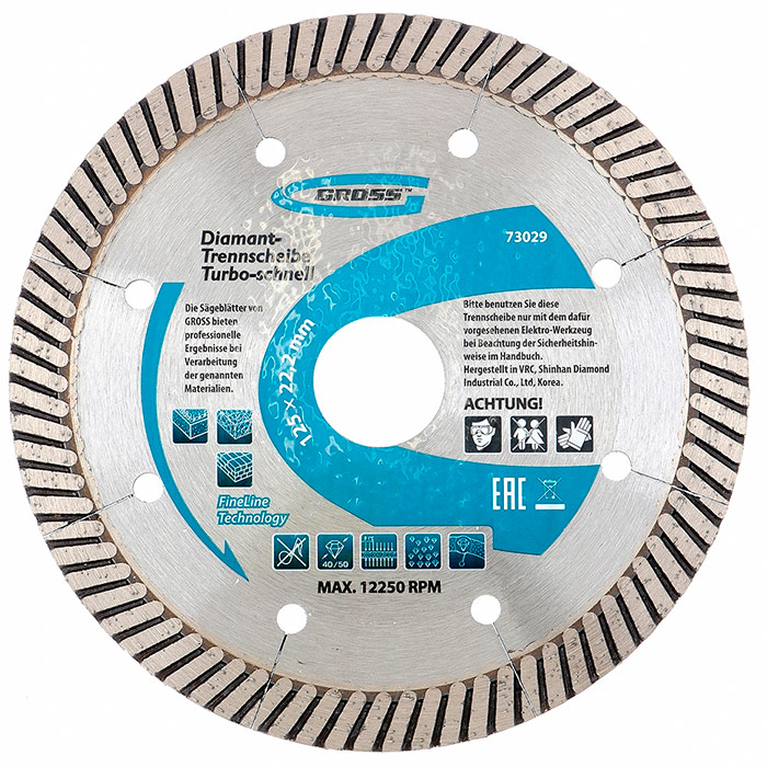 Disque turbo diamant