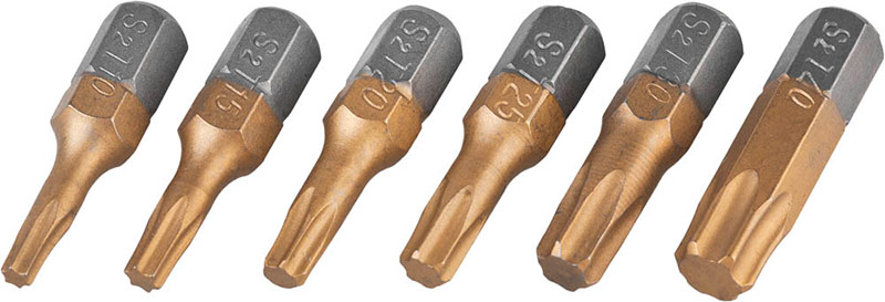 Embouts Torx Enduits De TIN