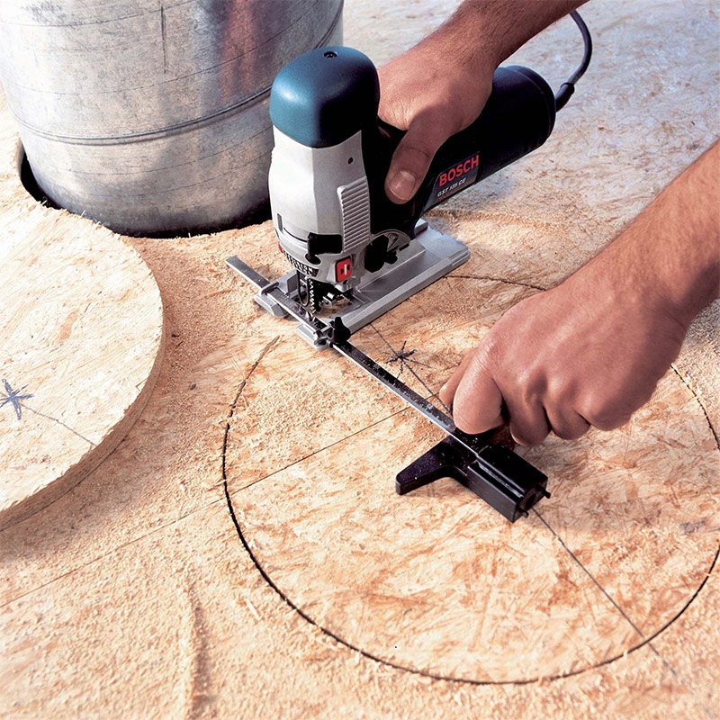 Compas d'accent pour couper un trou rond