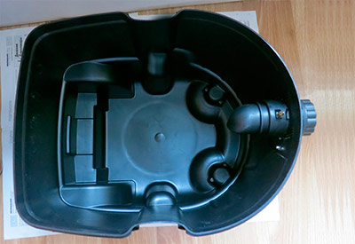 Conteneur à poussière