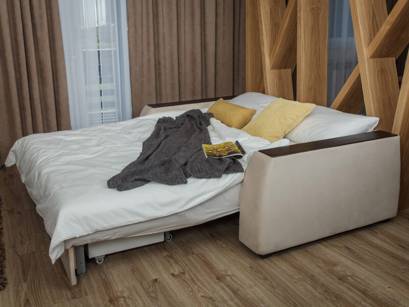 Canapé Askona Coucher de soleil déplié