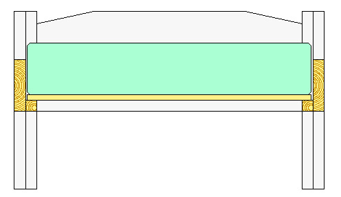 Dessins et plan de lit