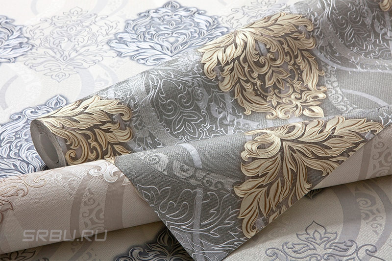 Papier peint vinyle estampage à chaud