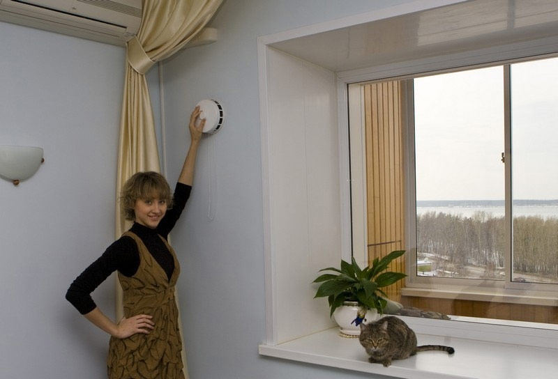 Soupape de ventilation côté chambre