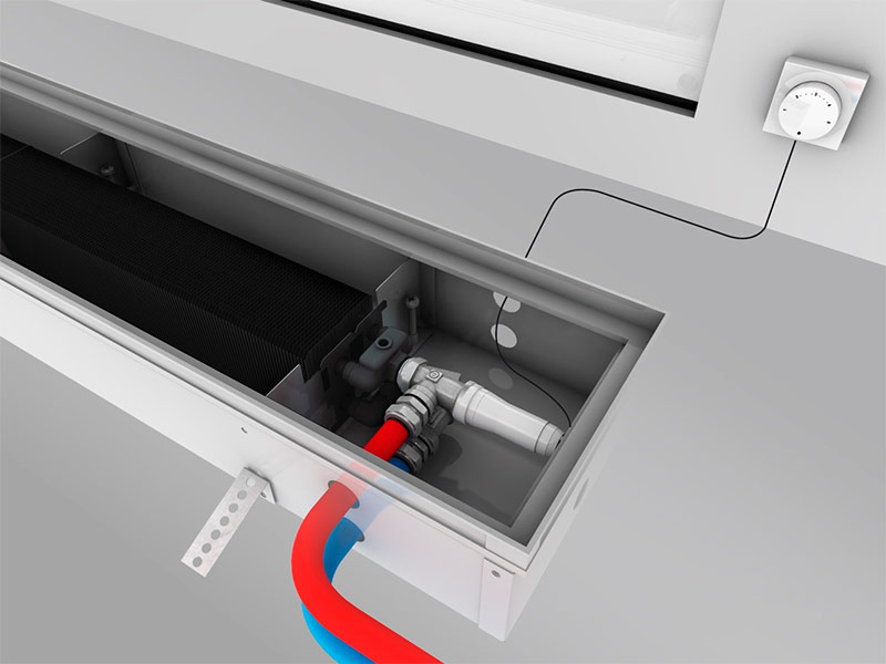 Convecteur d'eau avec thermostat