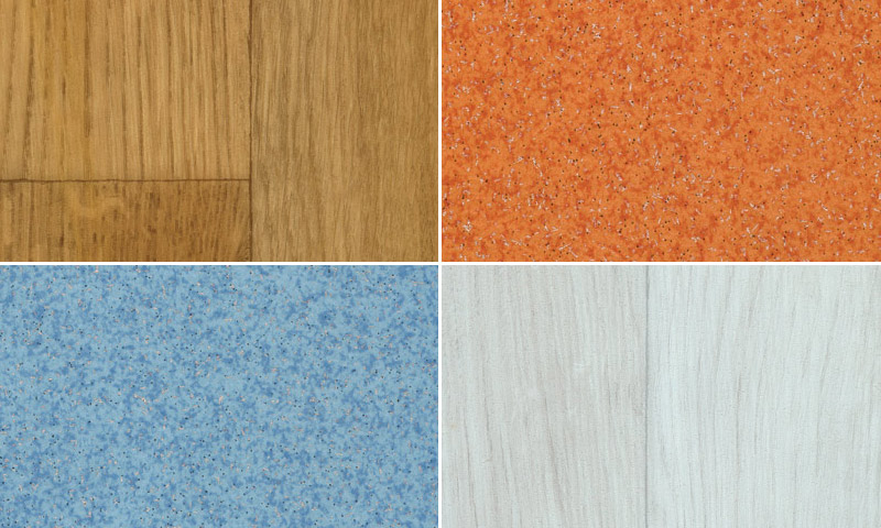 Apparence du linoléum hétérogène