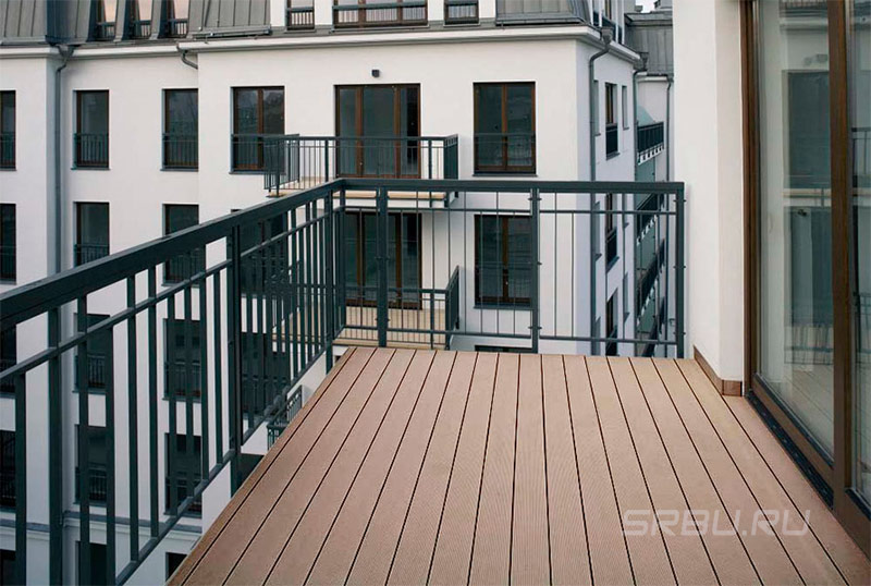 Decking sur les balcons