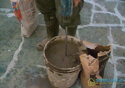 Préparer le mélange