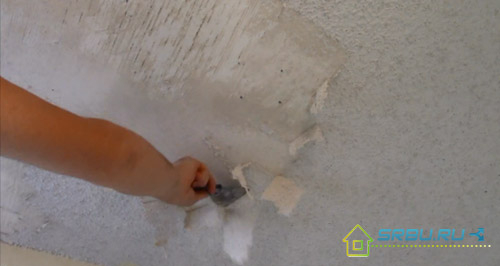 Blanchiment à la spatule