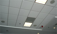 Cassette plafond blanc
