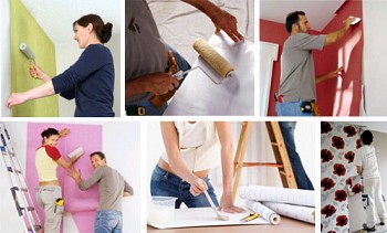 Comment coller le papier peint sur le papier peint