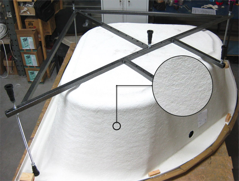 Renforcement de la structure de la couche