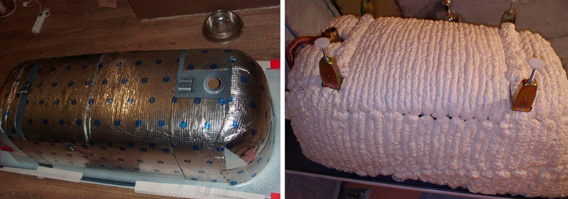 Bain en acier insonorisant