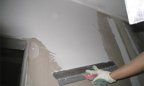 Surface de départ mastic