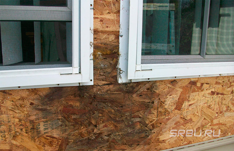 Délamination des panneaux OSB sous l'influence de l'humidité