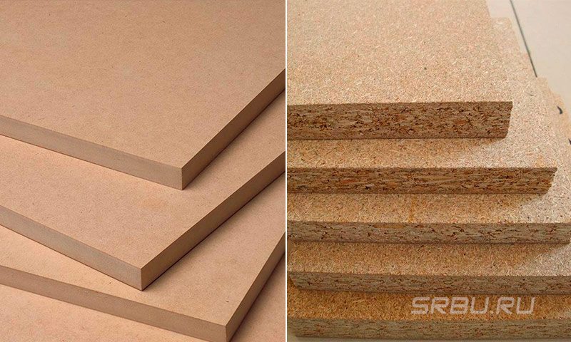 Quoi de mieux qu'un MDF ou un panneau de particules - comparaison et différence de matériaux