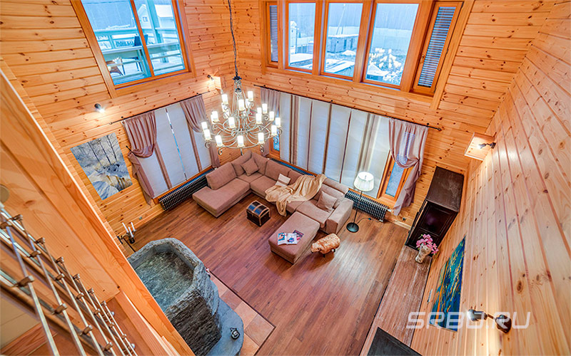 L'intérieur de la maison d'un bar