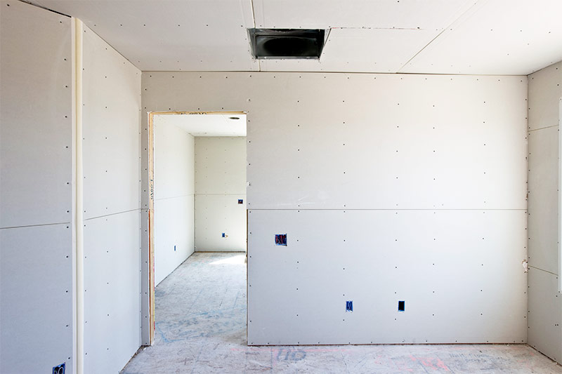 Revêtement mural en plaques de plâtre