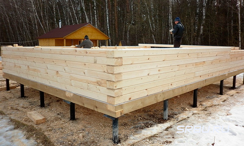 Fondation vis à poil