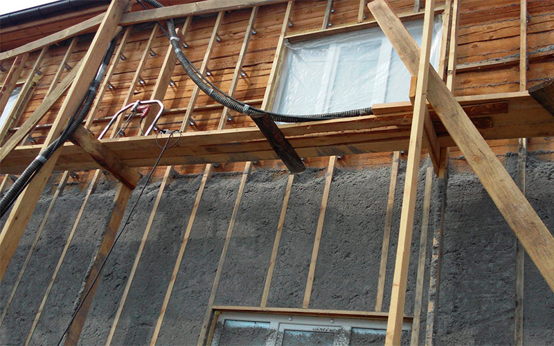 Ecowool fini l'isolation