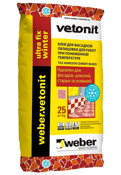 Weber Vetonit Ultra Fix Hiver