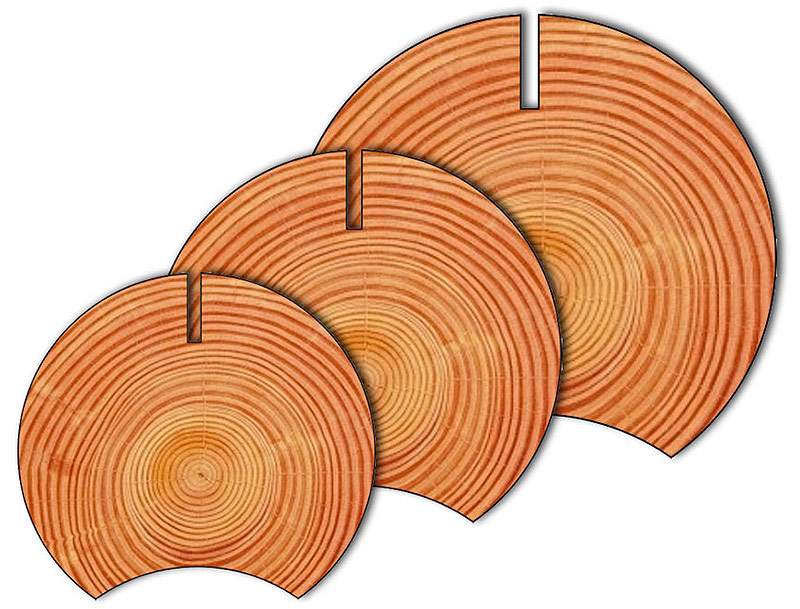 Rainure lunaire et coupe de déchargement des grumes