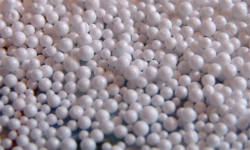 Granules de polystyrène