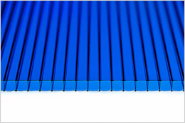 Polycarbonate bleu