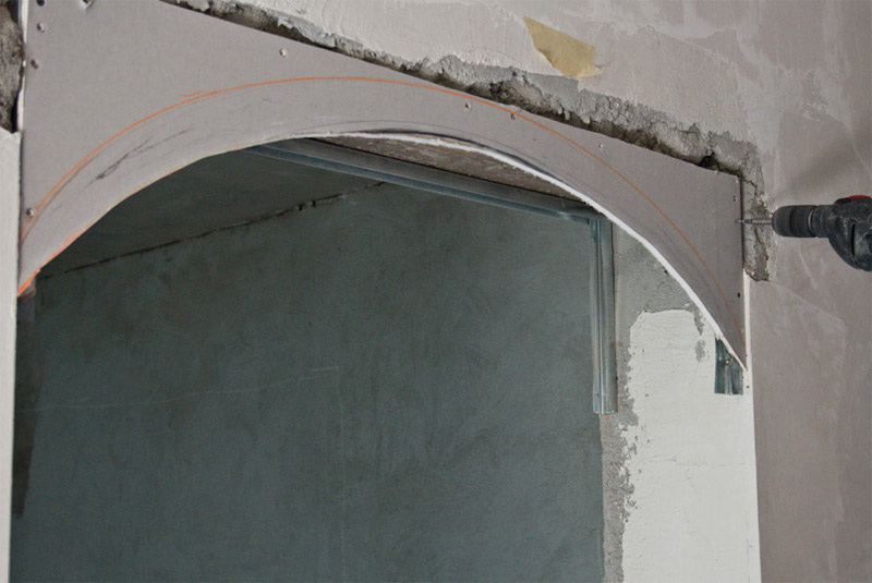 Support de cloison sèche