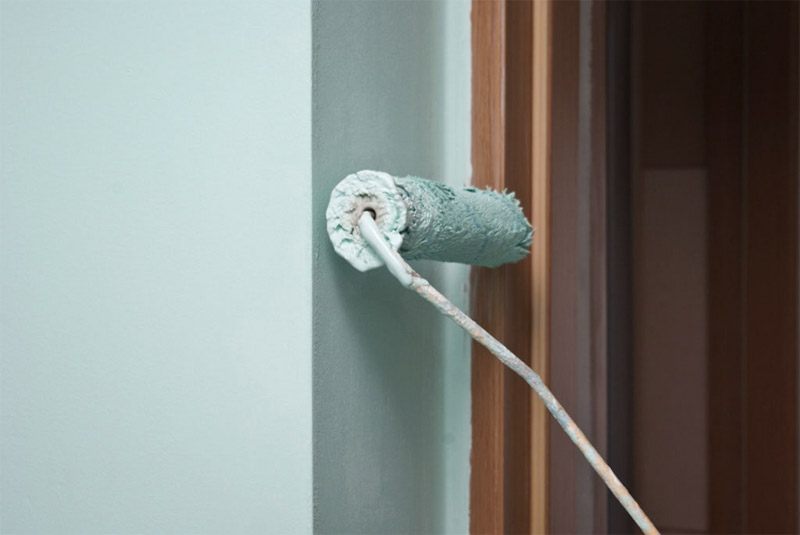 Peindre autour des poteaux