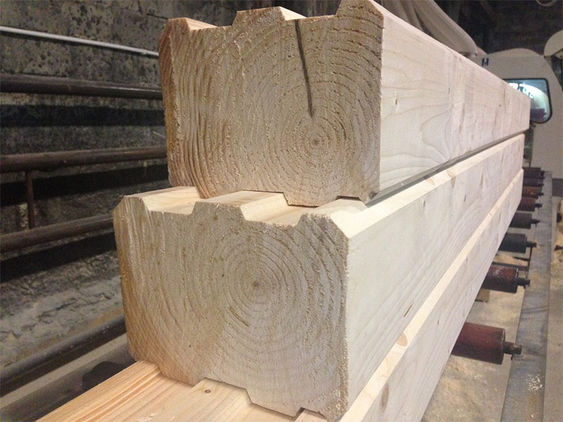 Poutre profilée en une pièce