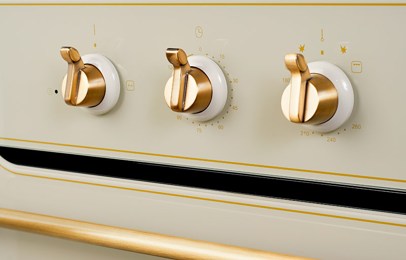 Commandes du four à gaz