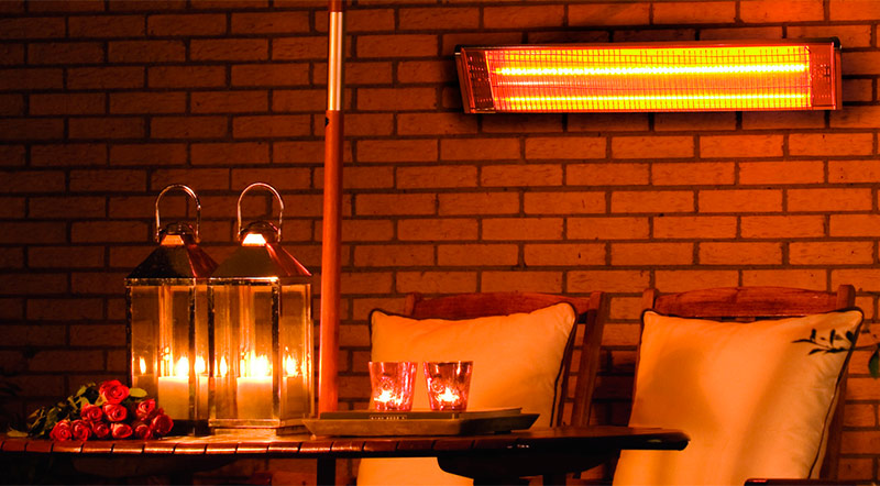 Chauffage infrarouge lueur