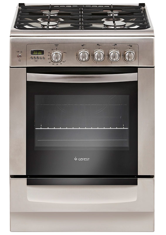 Cuisinière à gaz en acier inoxydable