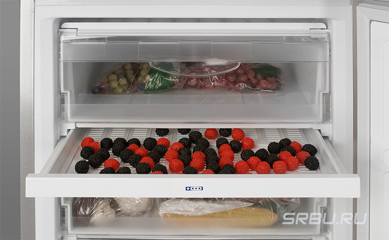 Compartiment pour la congélation des baies