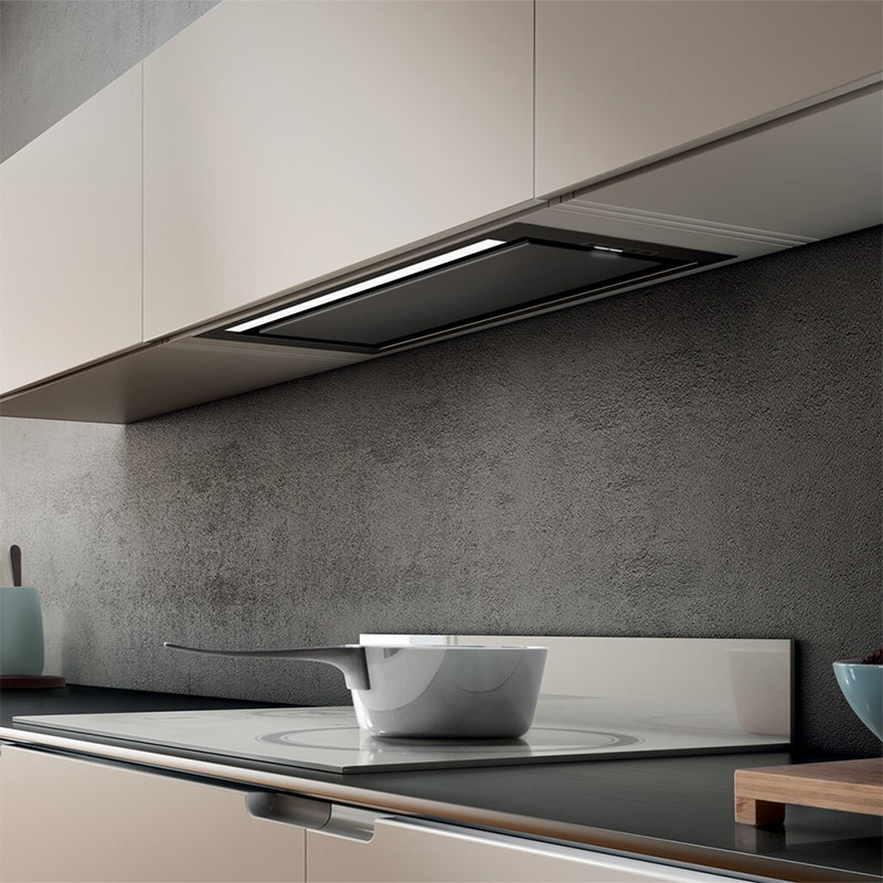 Hotte intégrée au meuble